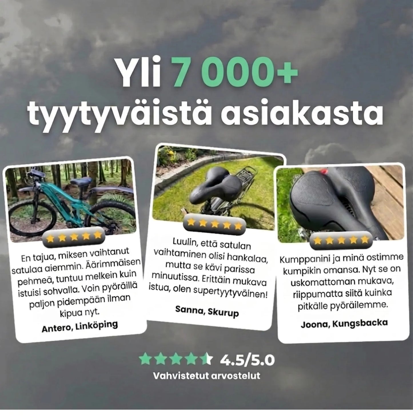 Pyörän satula Therelya - Täydellinen satula jokaiselle pyöräilijälle
