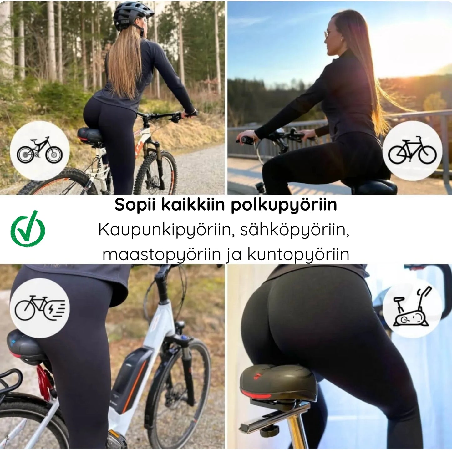 Pyörän satula Therelya - Täydellinen satula jokaiselle pyöräilijälle